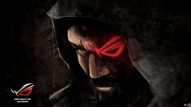 Обои картинки фото компьютеры, asus, фон, логотип