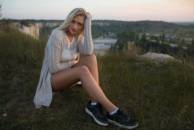 Обои картинки фото девушка, девушки, -unsort , блондинки,  светловолосые, lisa, модель