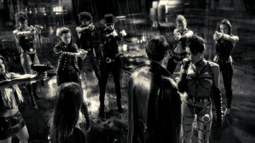 Картинка кино+фильмы sin+city +a+dame+to+kill+for оружие девушки дождь