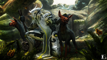 Картинка видео+игры warframe