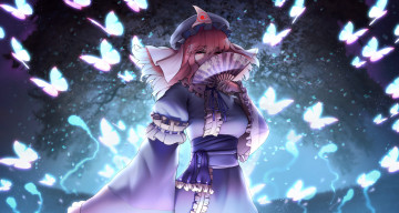 Картинка аниме touhou девушка