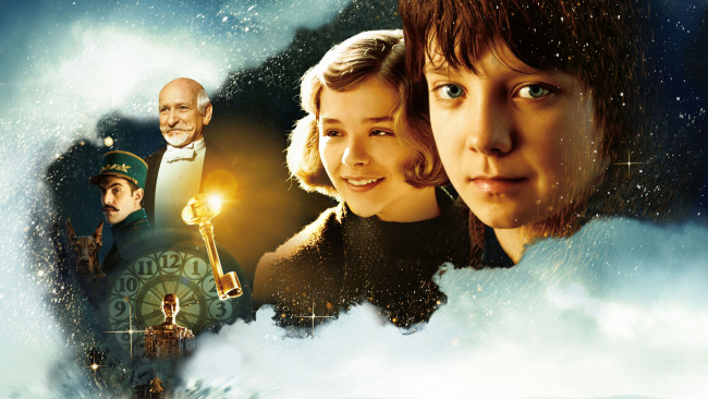 Обои картинки фото hugo , 2011, кино фильмы, hugo, хранитель, времени, asa, butterfield, ben, kingsley, chloe, grace, moretz, sacha, baron, cohen, сша, франция, великобритания, драма, детектив