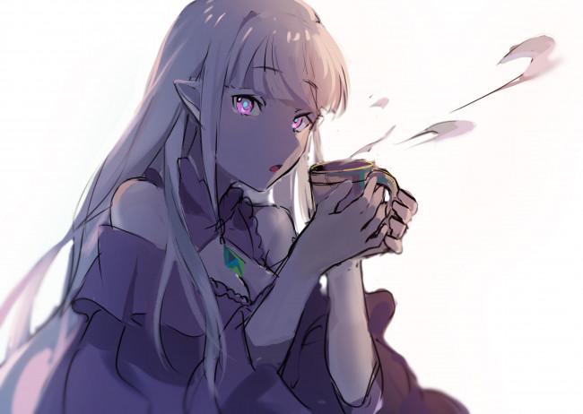 Обои картинки фото аниме, re,  zero kara hajimeru isekai seikatsu, жизнь, в, альтернативном, мире, с, нуля