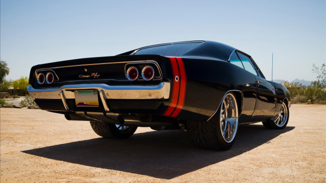 Обои картинки фото автомобили, dodge, 1968, charger