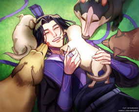 Картинка аниме mo+dao+zu+shi цзян чен собаки