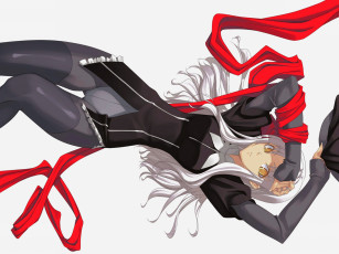 обоя аниме, fate, stay night,  grand order,  apocrypha, девушка, лента