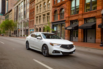 Картинка acura+tlx+a-spec+1+2018 автомобили acura белый улица здания