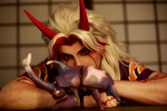 Картинка мужчины -+креатив +косплей итто