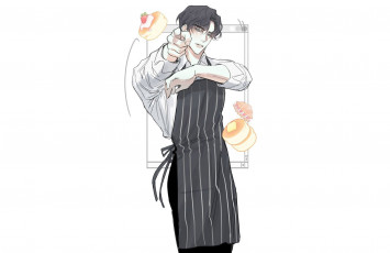 Картинка аниме unknown +другое+ парень фарткук пирожные