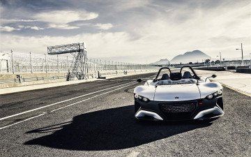 Картинка автомобили vuhl белый трасса стадион