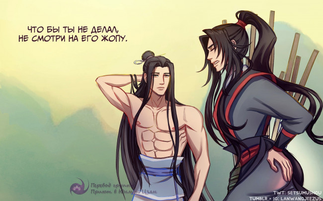 Обои картинки фото аниме, mo dao zu shi, лань, ванцзи, вэй, усянь