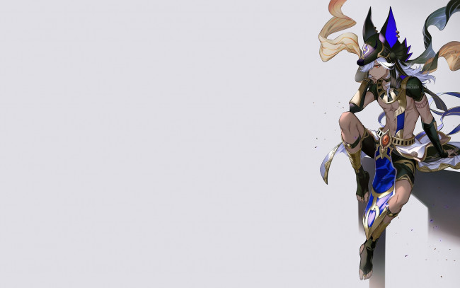 Обои картинки фото аниме, genshin impact, парень, маска