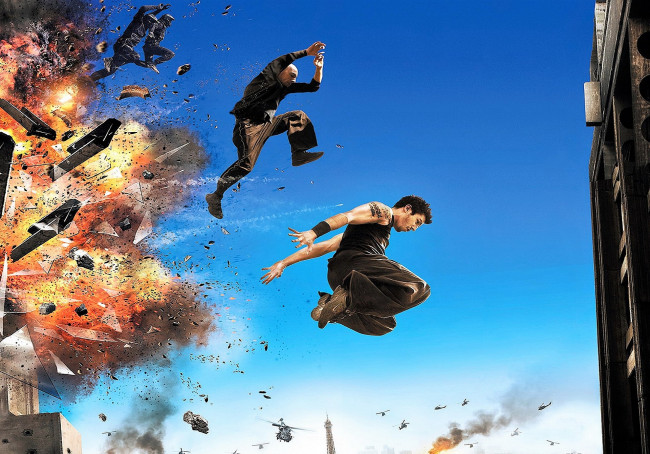 Обои картинки фото banlieue 13 ultimatum, кино фильмы, дома, взрыв, парни