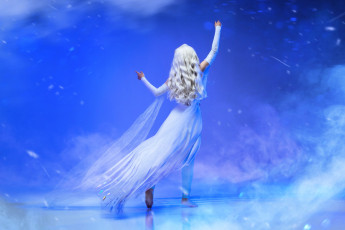 обоя девушки, kirdjava, костюм, образ, платье, лед