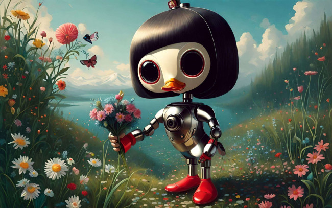 Обои картинки фото фэнтези, роботы,  киборги,  механизмы, нейросети, графика, нейроарт, ai, art, нейронные, сети, рисунки, нейро, искусство