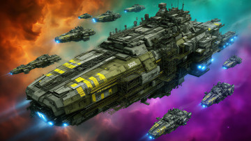 обоя фэнтези, космические корабли,  звездолеты,  станции, нейросети, графика, нейроарт, ai, art, нейронные, сети, рисунки, нейро, искусство, нейрографика, graphics, neuroart, neural, networks, drawings, neuro, neurography