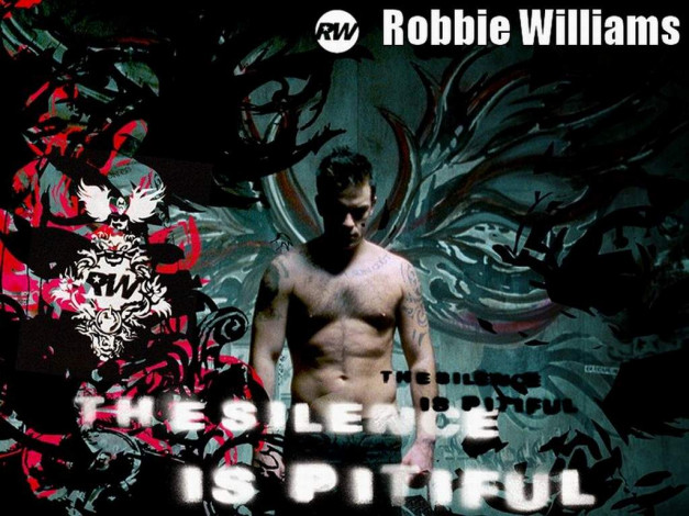Обои картинки фото robbie, williams, музыка