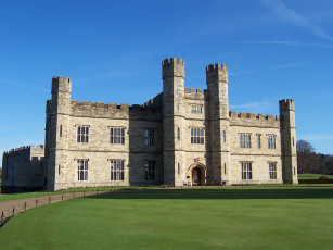 обоя leeds, castle, uk, города, дворцы, замки, крепости