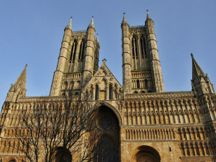 Картинка linkoln uk города католические соборы костелы аббатства