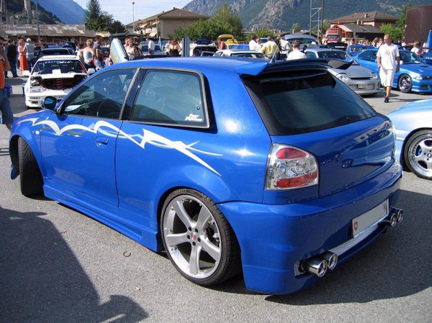 Обои картинки фото audi, a3, автомобили, выставки, уличные, фото