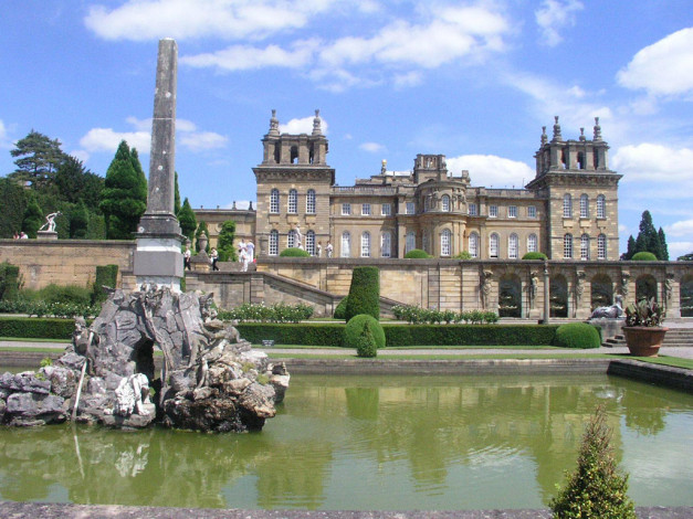 Обои картинки фото blenheim, palace, uk, города, дворцы, замки, крепости