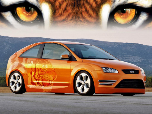 Обои картинки фото ford, focus, автомобили