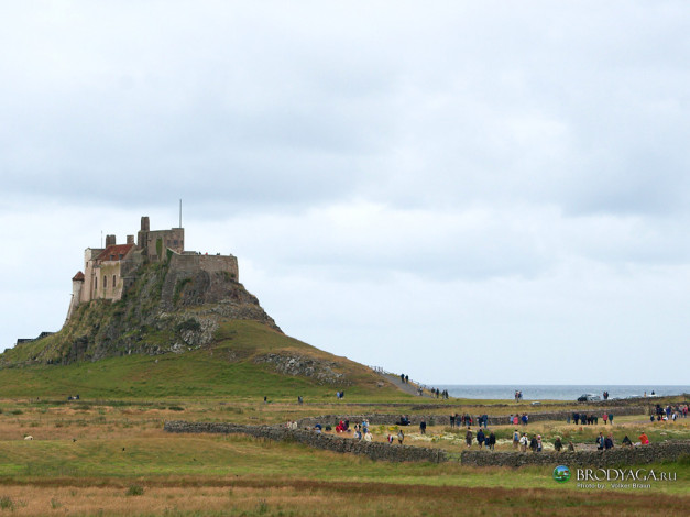Обои картинки фото holy, island, uk, города, дворцы, замки, крепости