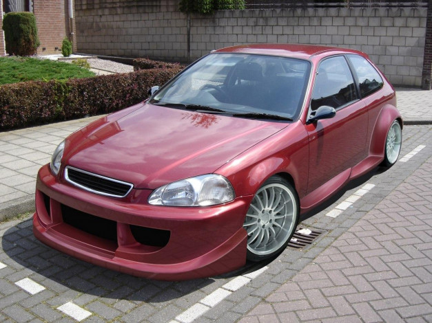 Обои картинки фото honda, civic, автомобили