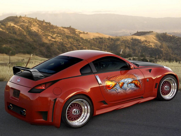 Обои картинки фото nissan, z350, автомобили, datsun