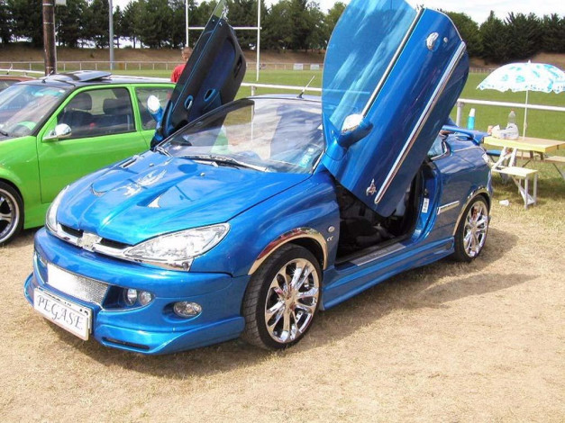 Обои картинки фото peugeot, 206cc, автомобили