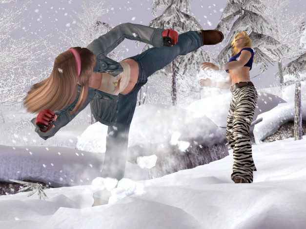 Обои картинки фото видео, игры, dead, or, alive, seri