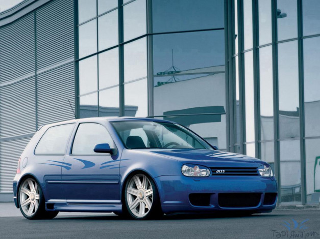 Обои картинки фото vw, golf, автомобили, volkswagen