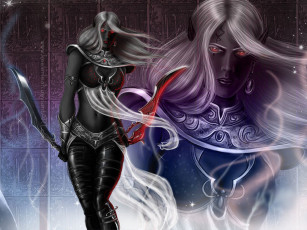 Картинка темная эльфийка фэнтези эльфы