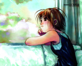 обоя аниме, haruhiko, mikimoto, artbook