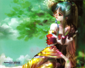 обоя аниме, haruhiko, mikimoto, artbook