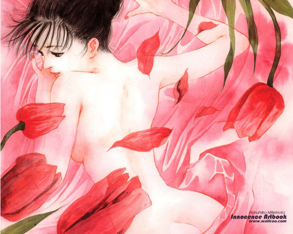 Обои картинки фото аниме, haruhiko, mikimoto, artbook