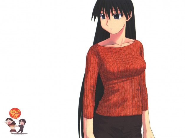 Обои картинки фото аниме, azumanga, daioh