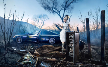 Картинка автомобили авто девушками