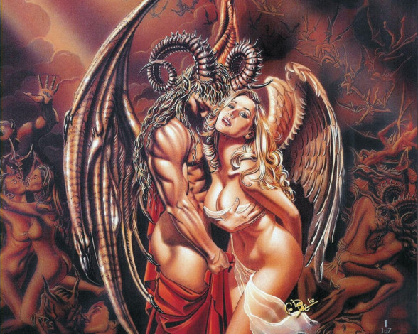 Обои картинки фото carlos, diez, фэнтези, красавицы, чудовища