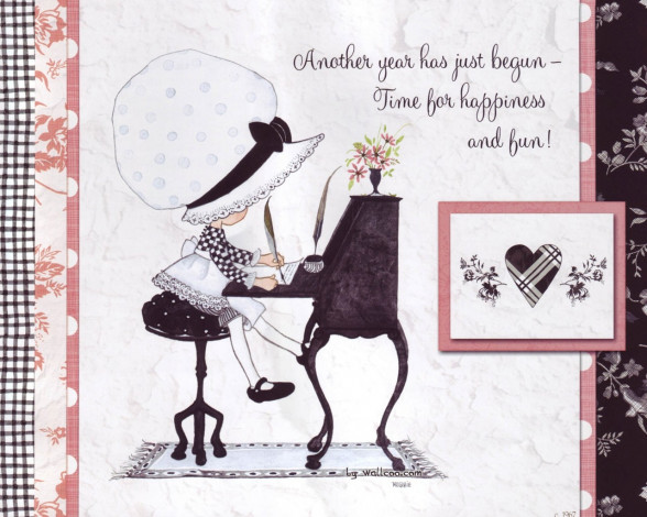 Обои картинки фото рисованные, дети