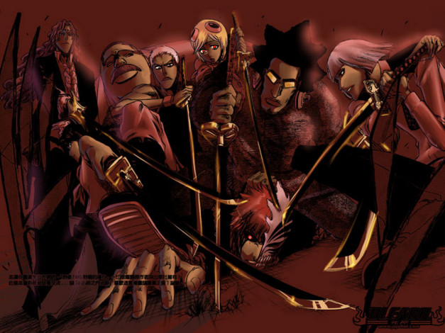 Обои картинки фото аниме, bleach