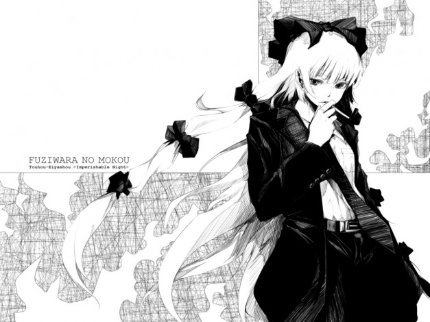 Обои картинки фото аниме, touhou