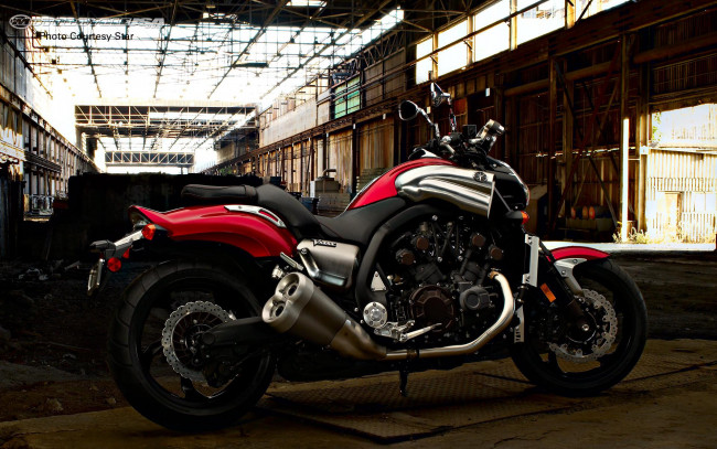 Обои картинки фото 2010, vmax, мотоциклы, yamaha