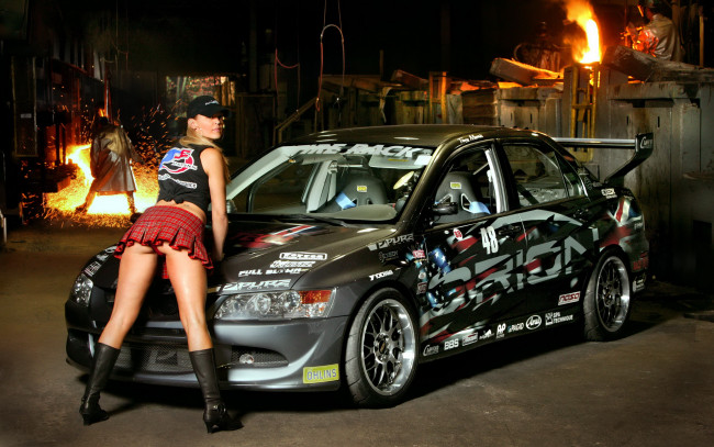 Обои картинки фото автомобили, авто, девушками