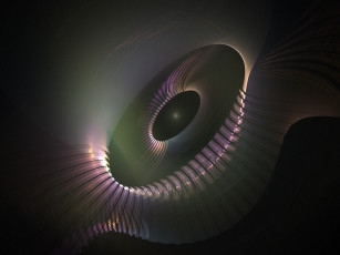 Картинка 3д графика fractal фракталы фон