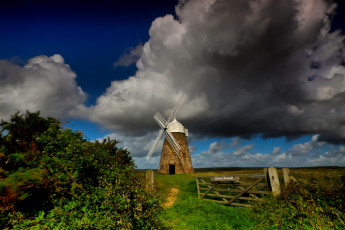 Картинка природа пейзажи мельница