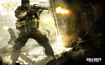 Картинка видео игры call of duty black ops оружие огонь истребитель