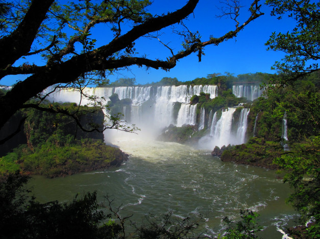 Обои картинки фото природа, водопады, iguazu