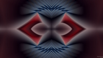 Картинка 3д графика fractal фракталы фон узор