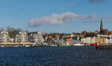 Картинка германия фленсбург города панорамы